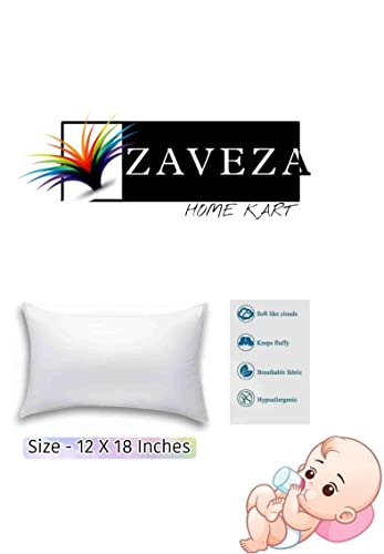 ZAVEZA HOME KART Zaveza - Soft Velvet Unicorn Pillowcase Baby Pillows For Sleeping, Girls & Boys (Size-12 X 18 Inches) Pink