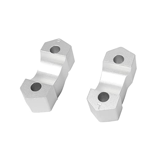 UJEAVETTE Handlebar Riser Mount Bracket Clamp Adapter for B.M.W F900R F900XR Silver