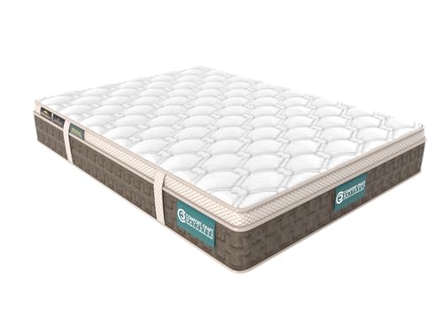 Orthopedic Mattress High Density (HD) Foam for Bed Medium Soft & Hard 4 Inches 2 Layered Medium Soft & Firm Support | King Size Gadda