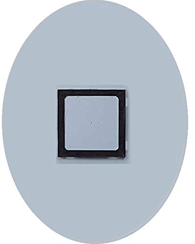 SDG Glass Frameless Oval Wall Mount Bathroom Mirror (18 X 24Inch, Silver)(Unframed)