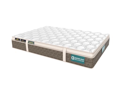 Orthopedic Mattress High Density (HD) Foam for Bed Medium Soft & Hard 4 Inches 2 Layered Medium Soft & Firm Support | King Size Gadda