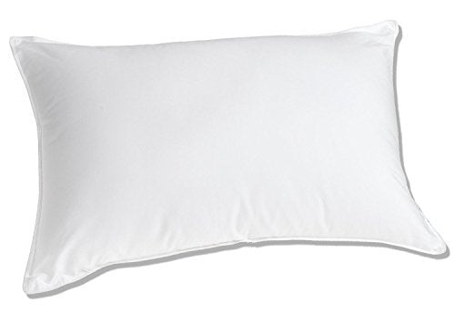 LINENWALAS White Pillow with Pillow Protector, 90/10 Feather and Goose Down Pillow, Set of 1, King Size Pillow (20x36 inch) (90% Feathers - 10% Goose Down)