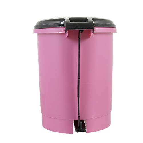 Kuber Industries Table Top Desk Garbage Dustbin Trash for Office Home Work Place,2 LTR(Pink)