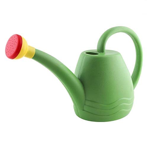 Klassic Watering Can (1.8L)| Plastic Green Water Can with Sprayer for Plants/Garden | Indoor Outdoor Watering Shower Can | Sprinkler for Plants | Watering Hand Bottles for Garden | Water Spray Can