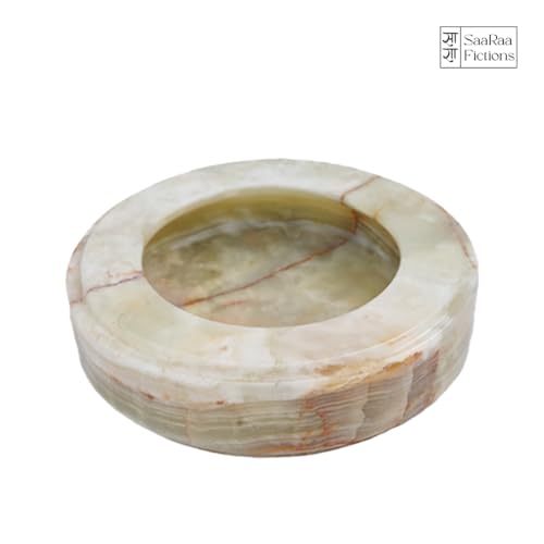 SAARAA FICTIONS White Onyx Ashtray