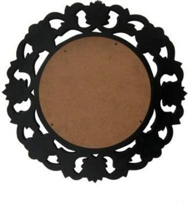 VAS Collection MDF Mirror Frame for Wall Decor,Bedroom,Living Room,Bathroom & Hallway,24"x24"(Black Antique)