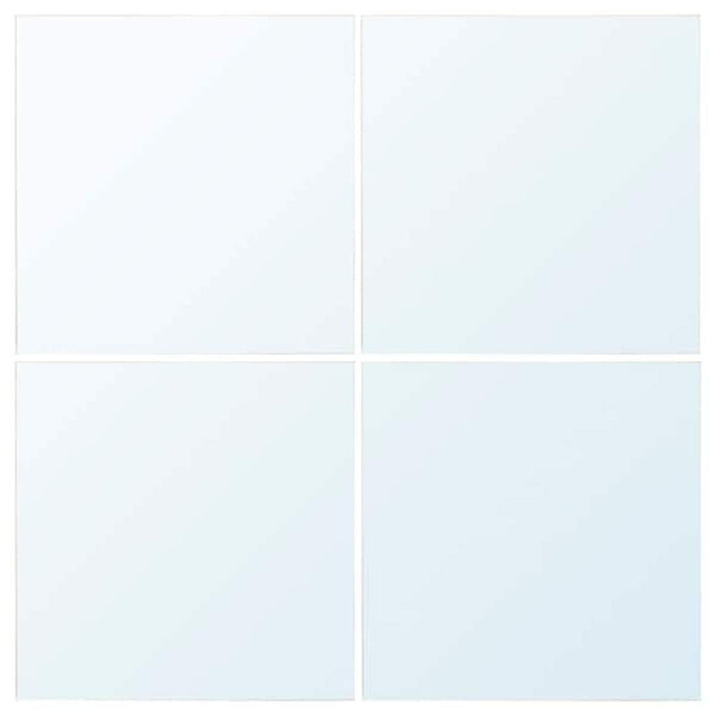 Digital Shoppy BLODLÖNN Mirror, Pack of 4 (30x30 cm (12x12))