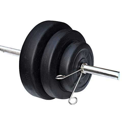 Body Maxx Weight Lifting Rod Barbell Size 4 Feet 28 MM Spring Locks