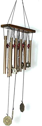 Doon Furniture House Wind Chain Brass Windchime (50 inch, Multicolor)