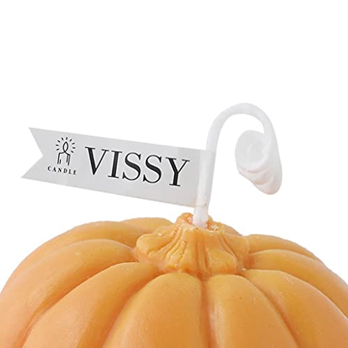 ATORSE® Pumpkin Candle Creative Aromatherapy Scented Candle Party Supplies Orange