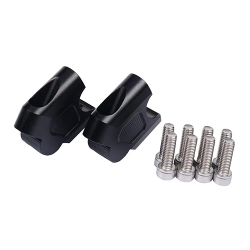 CALANDIS™ 2X Handle Bar Clamp Riser Motorbikes ATV Replacement Handle Bar Riser Clamp Black | Risers | Handlebars, Grips & Levers | Motorcycle Parts | Parts & Accessories