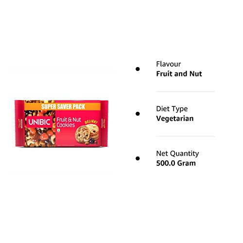 Unibic Fruit & Nut Cookies-500g