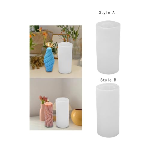 SAZ DEKOR Pillar Candle Model Ornament Table Decor DIY Candle Cylindrical Candle Model Style A