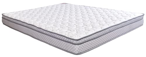 UNILUXX Organixx Box Top Ultra Soft Mattress for Home(78"x60"x250MM, White)