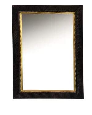 Cheval Glasses Decorative Wall & Bathroom Mirror with Engineered Wooden Frame - 12 X 18 Inches.