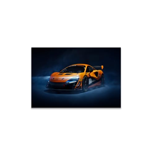 GADGETS WRAP Canvas Gallery Wrap Framed for Home Office Studio Living Room Decoration (17x11inch) - McLaren Artura Trophy Supercar