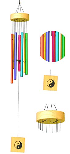 PECH Fengshui Hanging Bell with Sound Bell Wind Chimes | for Balcony Home Decoration, Living Room & Kids Room (Pack of 1)