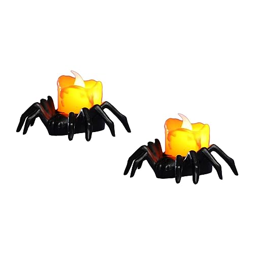 SAZ DEKOR 2X Pumpkin Candle Light Electric Candle Lantern for Festival Halloween Party