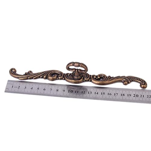 Wowobjects® Antique Brass Cabinet Door Drawer Handles 220Mm | 1 X Cabinet Door/Drawer Handle|2 X Screws