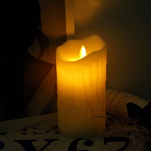 SAZ DEKOR Tea Light Flameless LED Candle Flickering Battery Christmas Wedding Home L