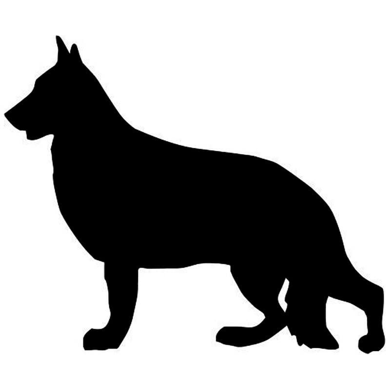 GADGETS WRAP Vinyl Wall Decal Sticker German Shepherd Dog Animal Car Sticker