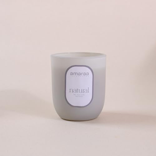 Amaraa Fragrances Cloudy Comfort Jar Scented Candle Aromatherapy, Hand-Poured Natural Soy Wax, Long-Lasting Fragrance for Home and Office (Citrus Zest)