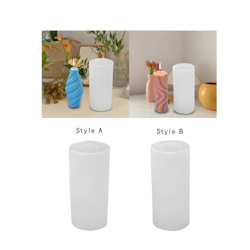 SAZ DEKOR Pillar Candle Model Ornament Table Decor DIY Candle Cylindrical Candle Model Style A