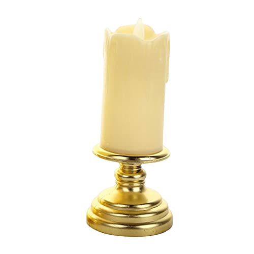 ATORSE® Flameless Candle Flickering Votive Candles Tealight Decor for Desk Festival 7Cmx16Cm