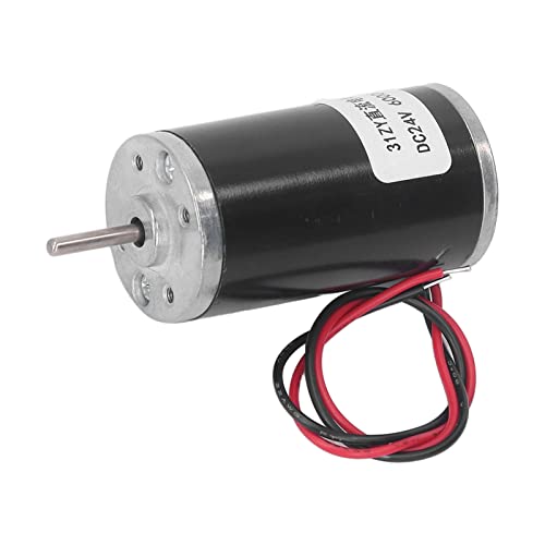 Ubersweet® 24V DC Motor Metal Gear Low Noise Permanent Magnet Motor Adjustable Speed Stable Output For Smart Toys (6000RPM)