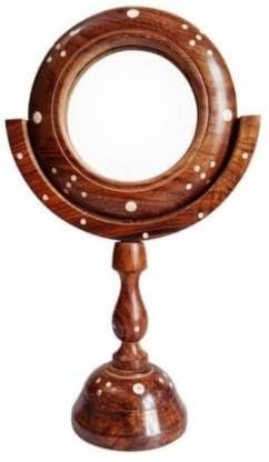 VAS Collection Home Decorative Mirror,Natural Brown