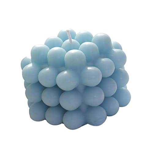 SAZ DEKOR Scented Candles Geometry Bubble Candles for Office Christmas Photo Props Blue