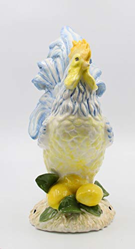 Cosmos Gifts Lemon Hill Rooster Figurine, Multicolored