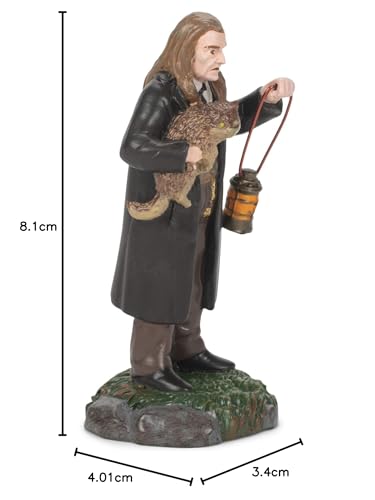 Department 56 Harry Potter Village Filch and Mrs. Norris Figurine, 3.19 in H