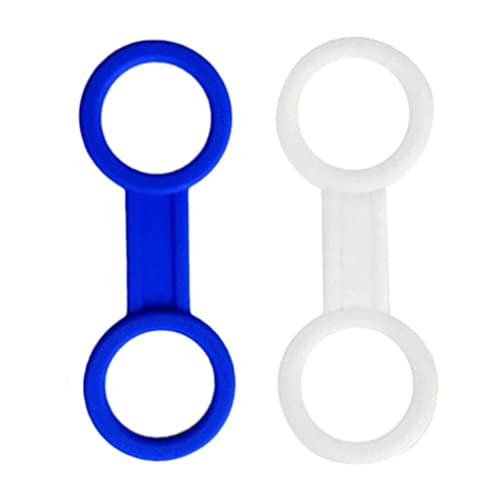 bnf® 2 Pieces Scuba Diving Mask Silicone Snorkel Keeper Retainer Clear and Blue | Water Sports | Scuba & Snorkeling | Other Scuba & Snorkeling