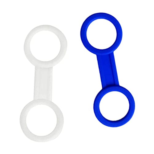 bnf® 2 Pieces Scuba Diving Mask Silicone Snorkel Keeper Retainer Clear and Blue | Water Sports | Scuba & Snorkeling | Other Scuba & Snorkeling