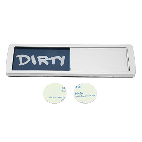 Ubersweet® Dishwasher Sign, Dishwasher Magnet Clean Dirty Sign ABS Widely Used Practical for Kitchen (A)