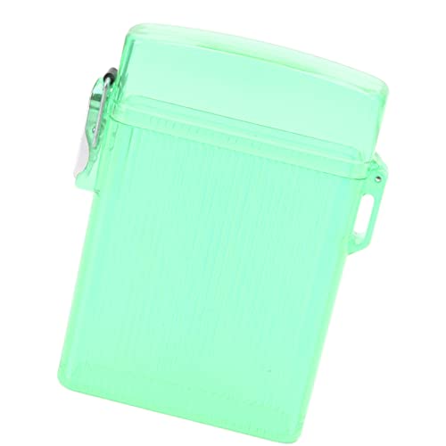 Cigarette Holder Box, Large Capacity Present Cigarette Case Clear for Family (Green)