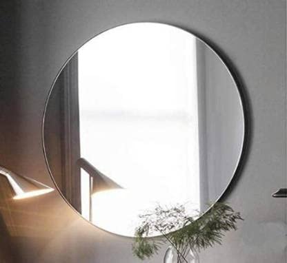 WINDOW Adinath Creators Round 18 * 18 inch with Clip Bathroom Mirror  (Round)