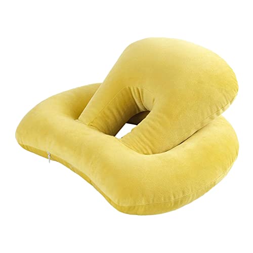 CALANDIS® Memory Foam Explosions Octopus Nap Pillow Support for Office Travelling Desk Lemon Yellow | 1Xnap Pillow