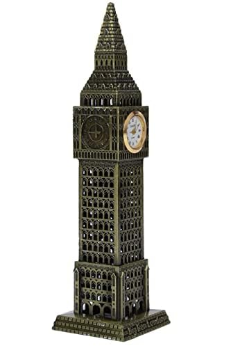 GUNENDRA Crafts Big Ben Clock Tower of London with Clock Souvenir Collectible Item Ideal for Home Decor, Study Room, Living Room, Study Cabinet, Office Decor, Travel Office Decor, Christmas Gifting.