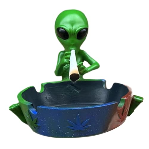 CALANDIS® Ashtray Statue Souvenirs Decor Crafts Unique Table Decor Figurine Decoration Green | Figurines | Home Dacor