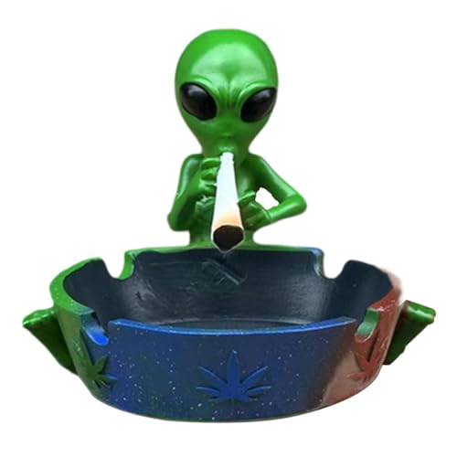 CALANDIS® Ashtray Statue Souvenirs Decor Crafts Unique Table Decor Figurine Decoration Green | Figurines | Home Dacor