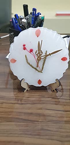 Table Clock - Fiona by IHA (White, 10*10)