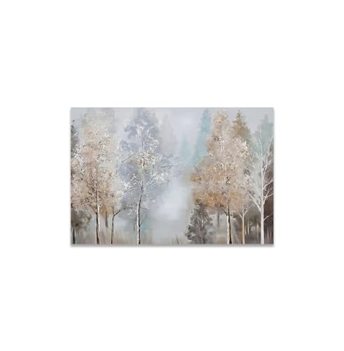 GADGETS WRAP Canvas Gallery Wrap Framed for Home Office Studio Living Room Decoration (14x11inch) - Forest