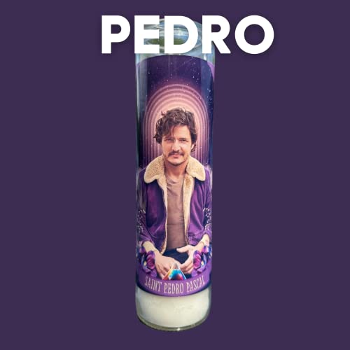 The Luminary Pedro Pascal Prayer Saint Candle