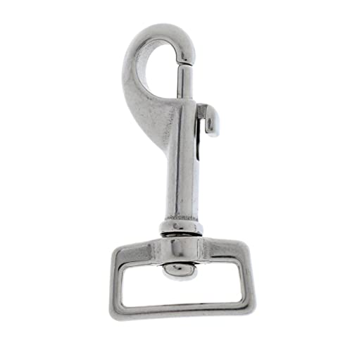 LOOM TREE® 316 Stainless Steel Square Eye Swivel Bolt Snap Hook Diving Clip 7.2 x 3.4cm | Water Sports | Scuba & Snorkeling | Other Scuba & Snorkeling