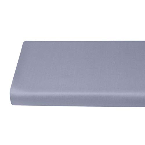 Royal Tradition 100-Percent Bamboo Viscose Fitted Bottom Sheet Only, Queen Size, Deep Pocket, Extremely Soft and Hypoallergenic Bamboo Sheets, Solid Periwinkle