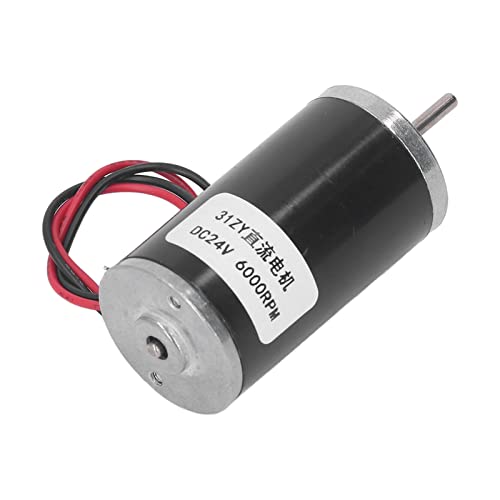 Ubersweet® Permanent Magnet Motor, High Torque Multi-function Adjustable Speed DC 24V Motor for Smart Toys (6000RPM)