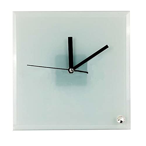 Duckyhub Personalized Glass Printed Table Clock Frame