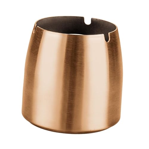 Tapered Ash Holder Portable Stainless Steel Ashtray for Villas Outdoor Patio rose gold|Home & Garden|1 Stainless steel ashtray